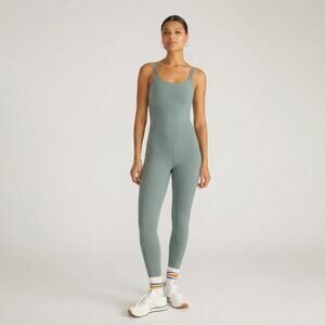 NWT Game Universal Standard Next to Naked Bodysuit/Jumpsuit Silver Pine